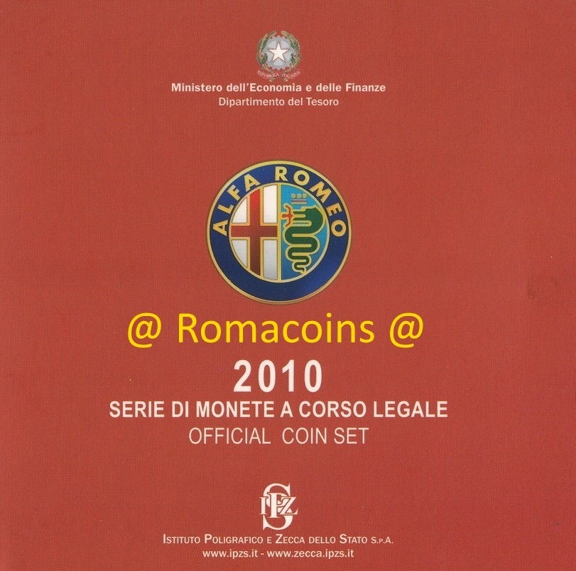 Bu_Set_Italy_2010_with_5_Euro_Silver_Coin_Negozio_di_Numismatica_a_Roma