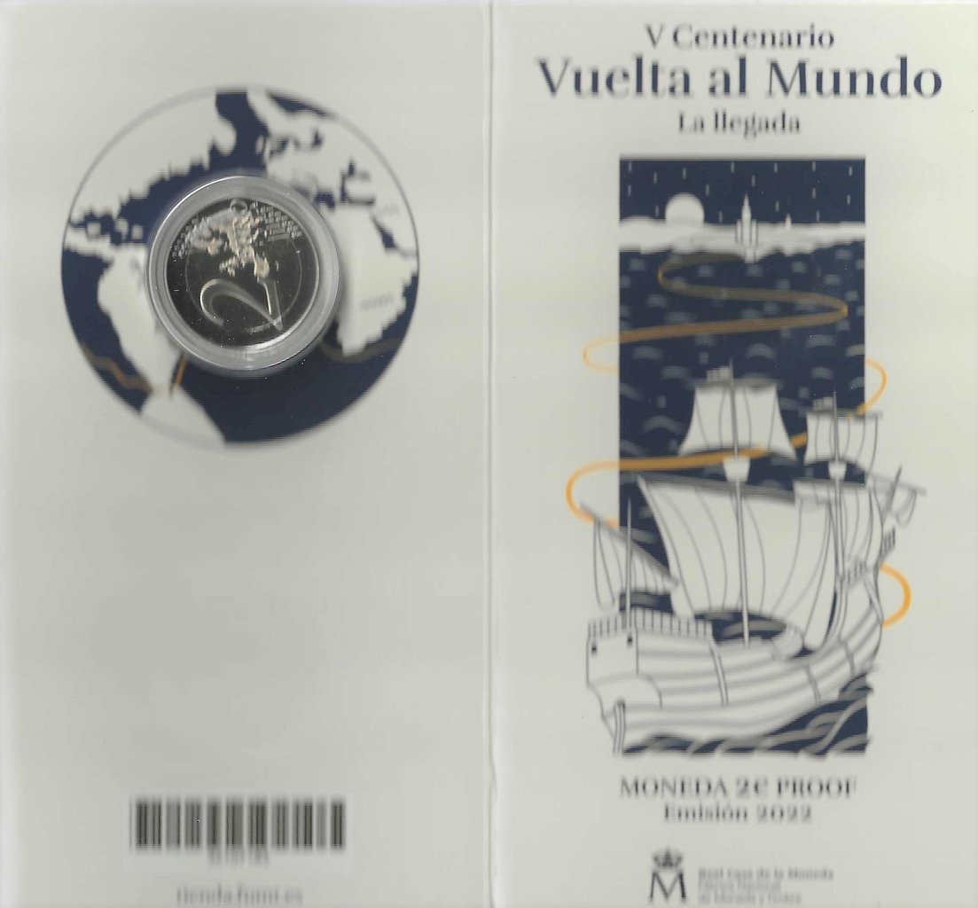 Coincard_2_Euro_Spanien_2022_Sebastian_Elcano_PP