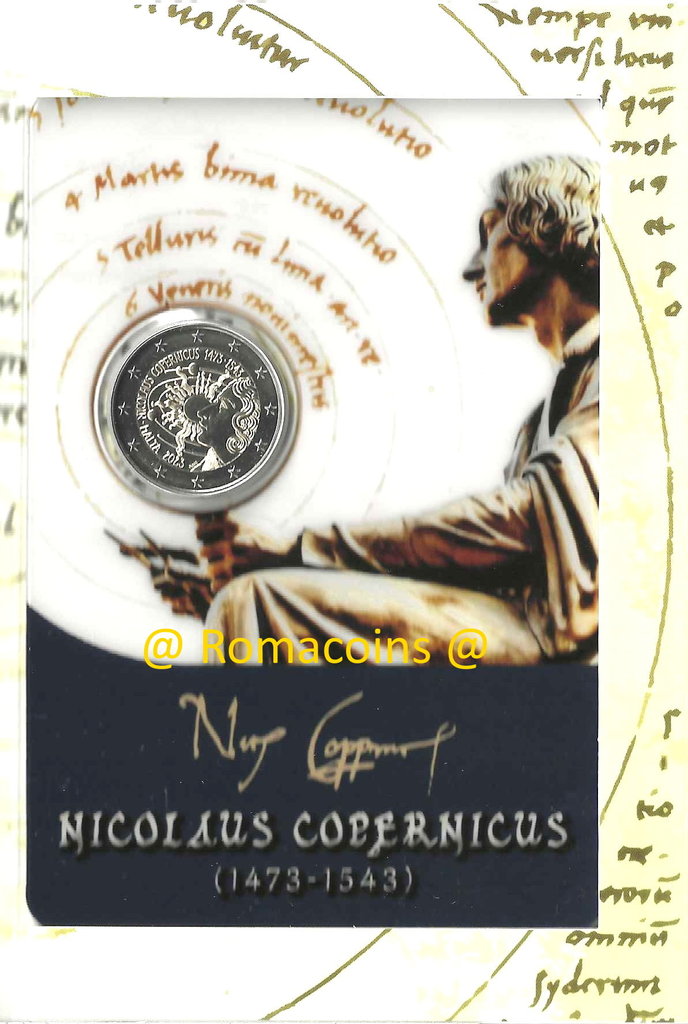 Coincard_2_Euros_Commemorative_Malte_2023_Copernicus