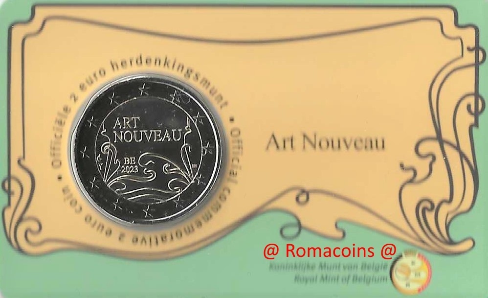 Coincard_Belgica_2023_Art_Nouveau_Idioma_Casual