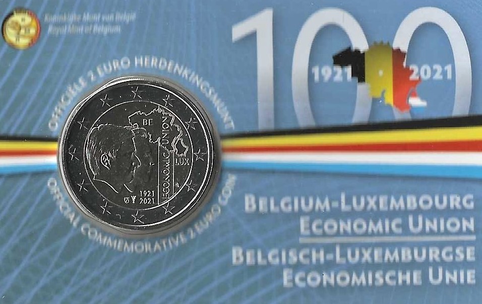Coincard_Belgien_2021_Wirtschaftsunion_Hollaendisch_Sprache
