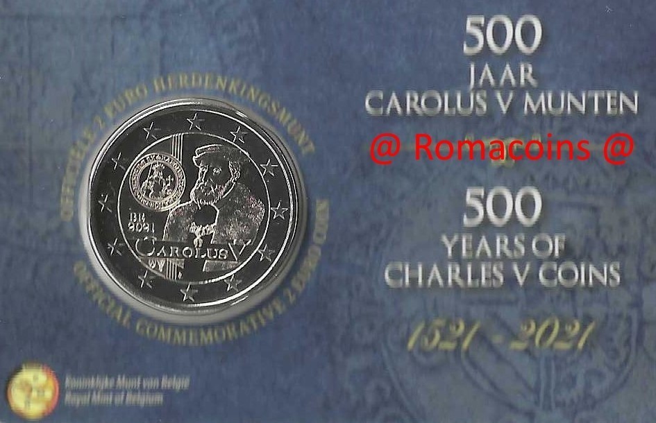 Coincard_Belgium_2021_Charles_V_Dutch_Language