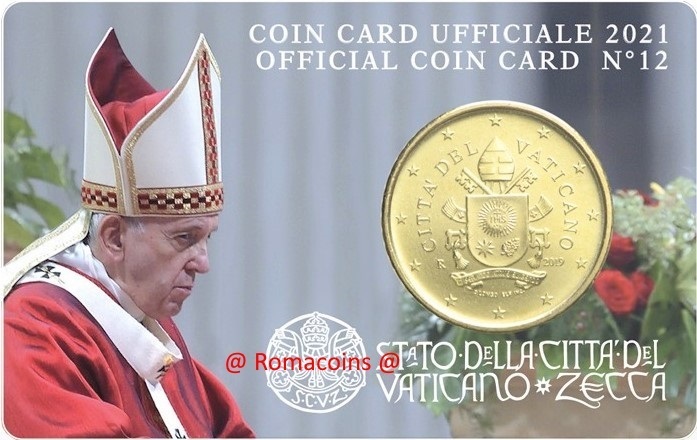 Coincard_Vaticano_2021_50_cc_Stemma_Papa_Francesco_Romacoins