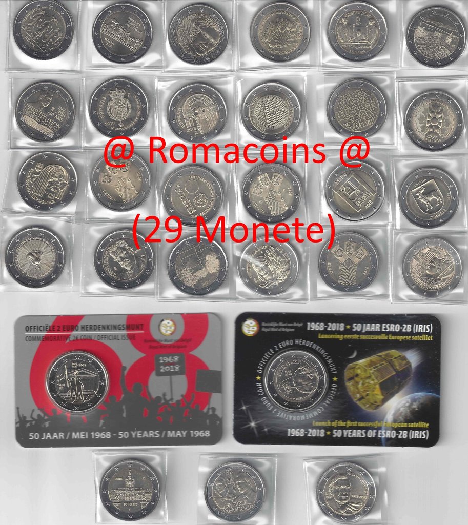 Collezione_Completa_2_Euro_Commemorativi_2018_29_Monete