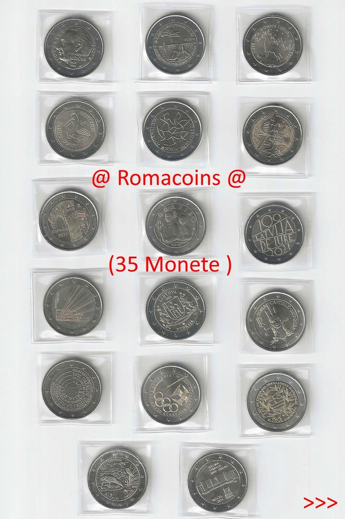 Collezione_Completa_2_Euro_Commemorativi_2021_35_Monete