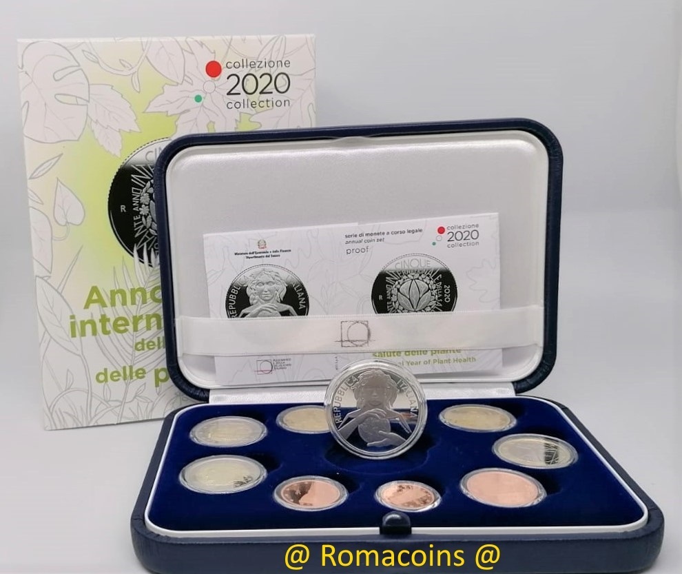 Proof_Set_Italy_2020_10_Coins_5_Euro_Silver_Plant_Health