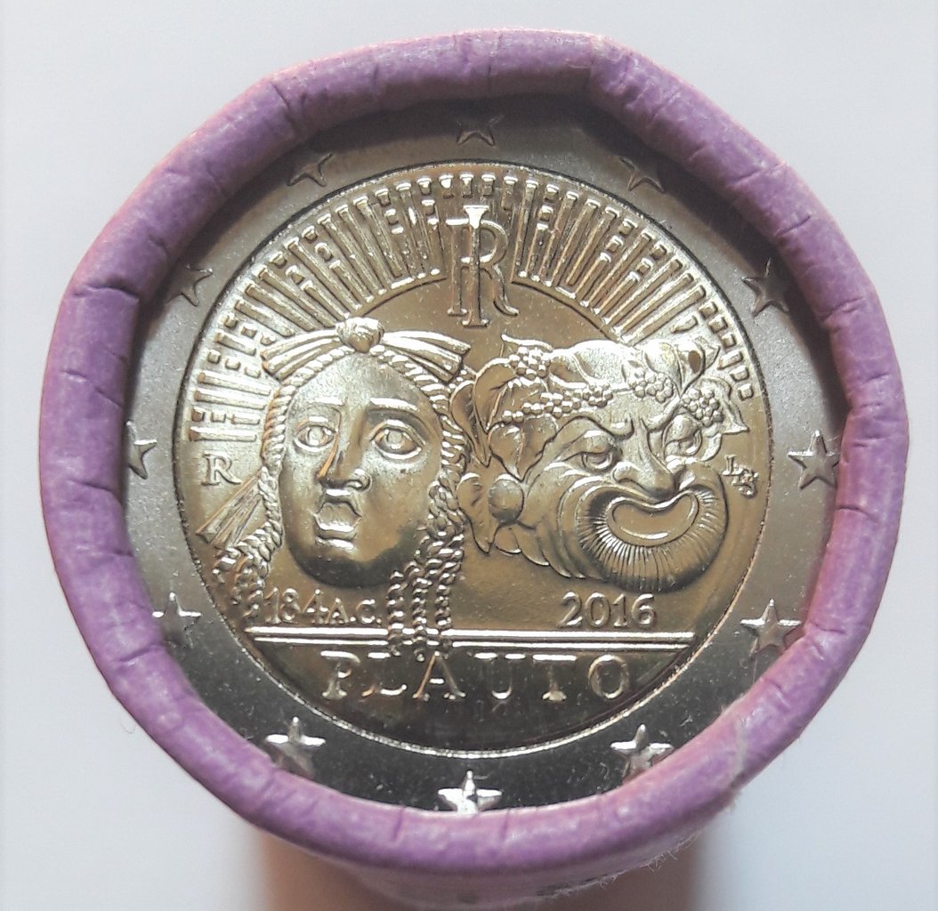 Rotolino_2_Euro_Italia_2016_Plauto_Romacoins_Shop