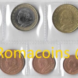 Série Completa Vaticano 2004 1 Cêntimo - 2 Euro Unc.