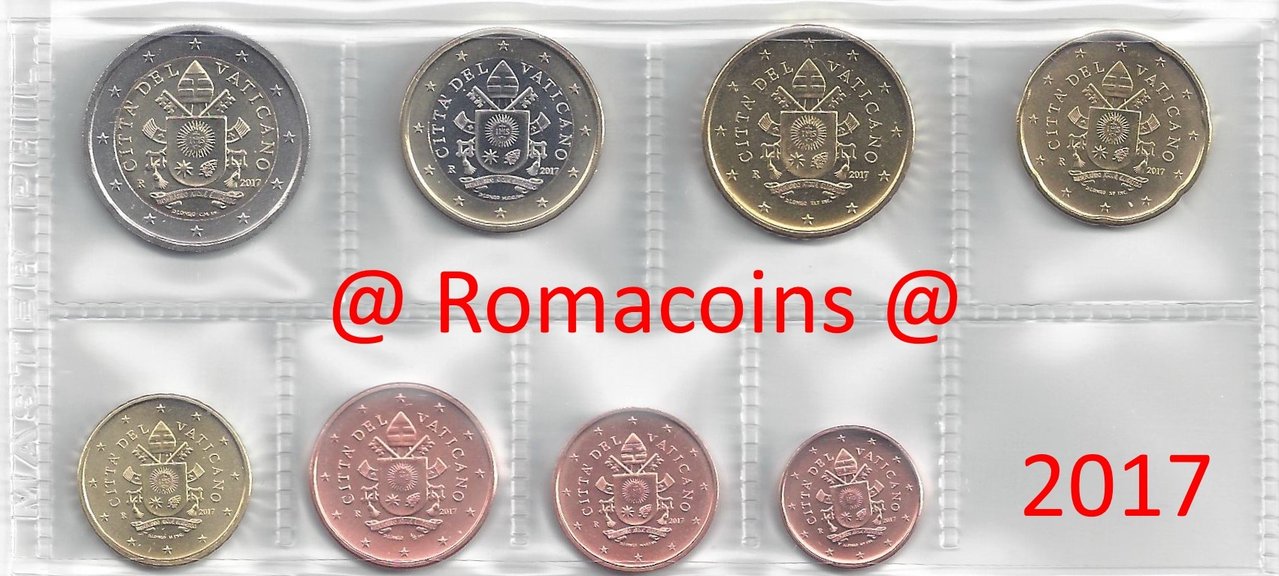 Serie_Complete_Vatican_2017_1_Cent_-_2_Euros_Unc._Romacoins