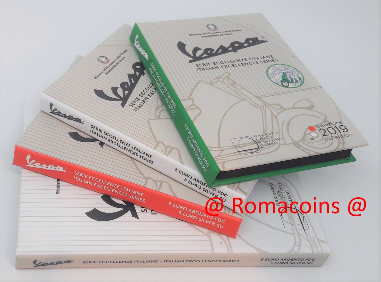 Trittico_5_Euro_Vespa_2019_Italia_Monete_Argento_Fdc_2