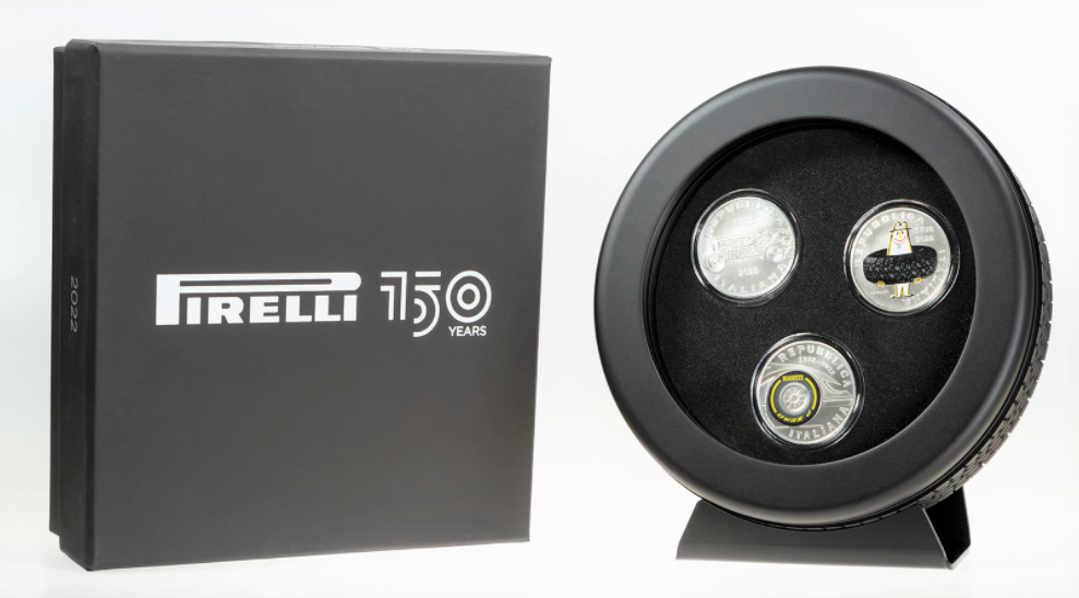 Trittico_Pirelli_2022_5_Euro_Italia_Argento_Fdc