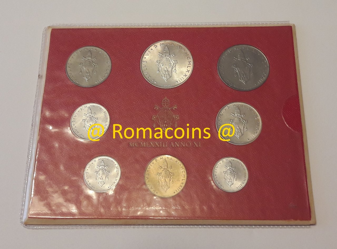 Vatican_Bu_Set_1973_Paul_VI_Lire_Romacoins