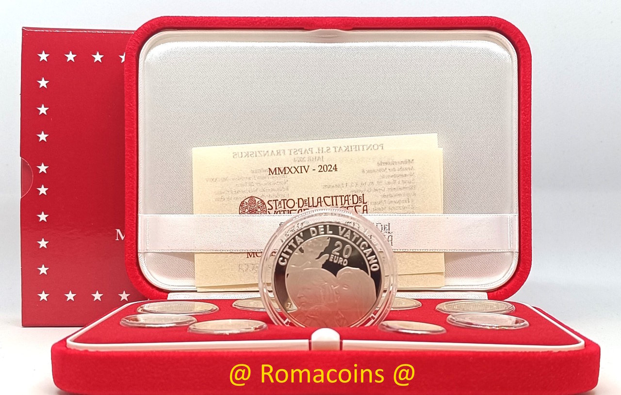 Vaticano_Proof_2024_20_Euro_Argento_Serie_Fondo_Specchio
