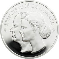 Moedas Mónaco Prata Euro