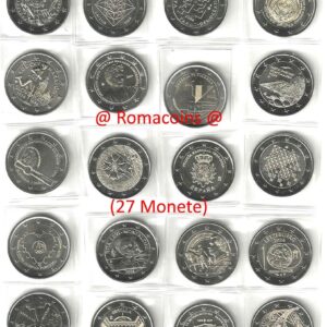 Collezione Completa 2 Euro Commemorativi 2024 27 Monete