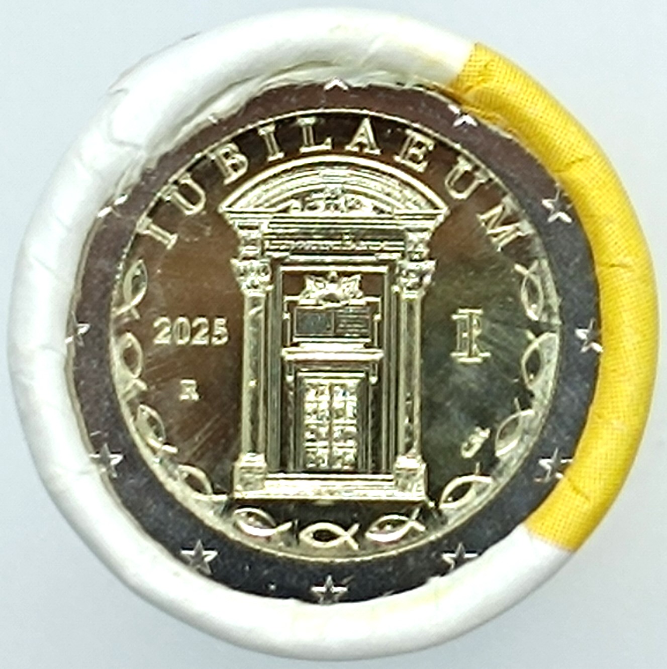 IMG_20250214_162302 Rotolino Italia 2025 2 Euro Commemorativi Giubileo Raro