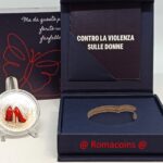 5 Euro Italia 2025 Contro la violenza sulle Donne Argento Fdc