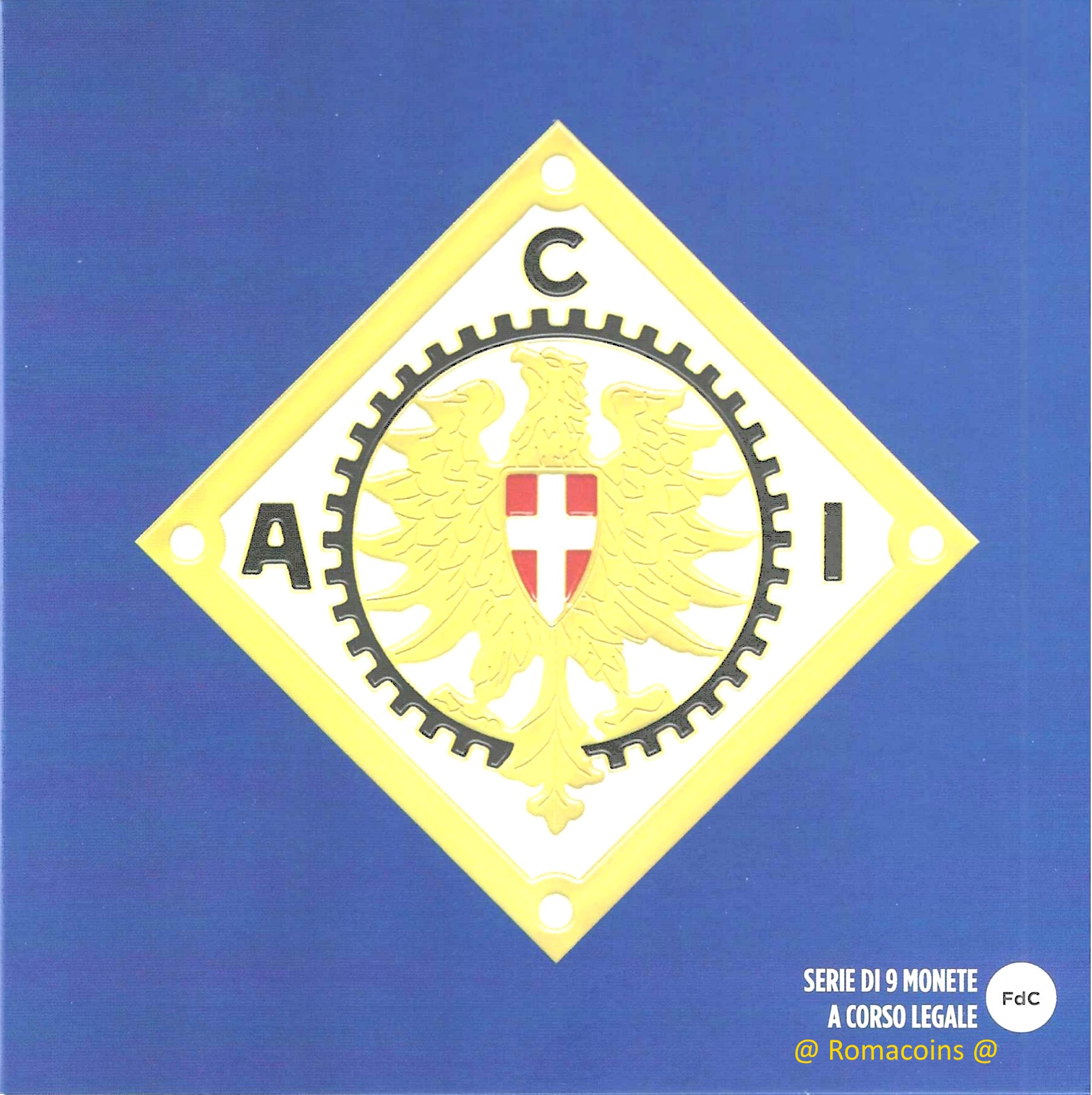 Divisionale Italia 2025 Serie 5 Euro Argento Aci Divisionale Italia 2025 Serie 5 Euro Argento Aci