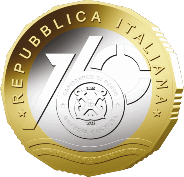 6 Euro Italia 2025 Guardia Costiera Moneta