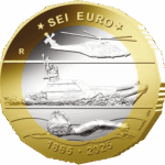 6 Euro Italia 2025 Guardia Costiera Moneta Fdc