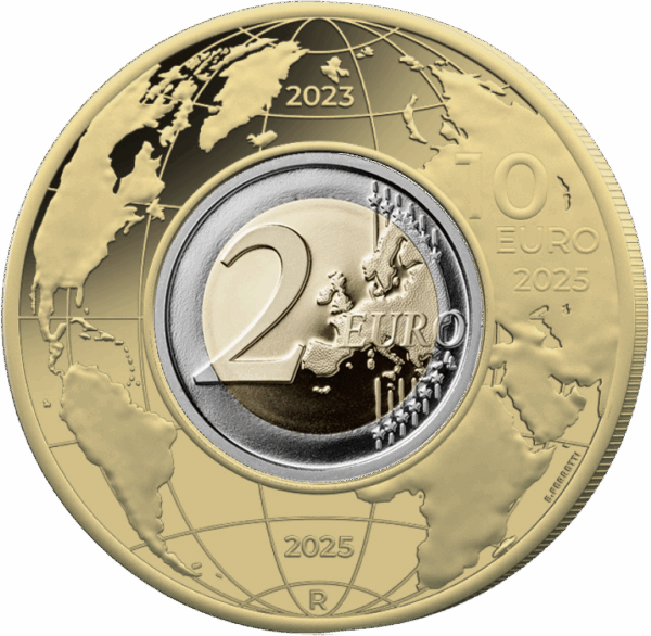 10 Euro Amerigo Vespucci 2025 Italia Moneta