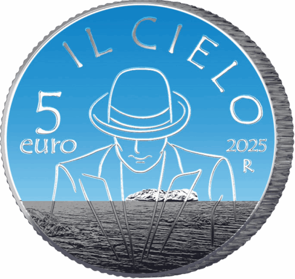 5 Euro Renato Zero Italia 2025 Fdc Il Cielo Argento Rara
