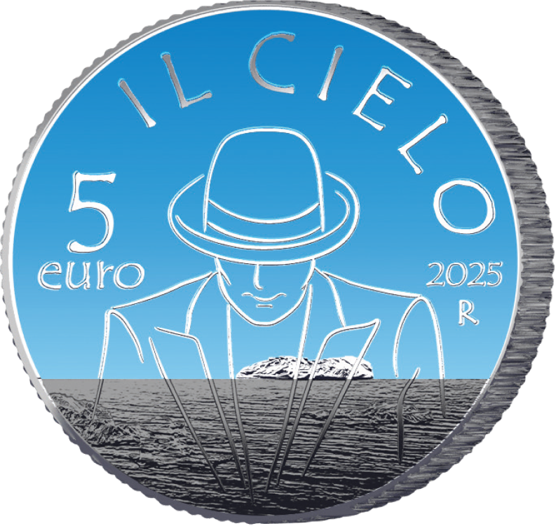 5 Euro Renato Zero Italia 2025 Fdc Il Cielo Argento Rara 5 Euro Renato Zero Italia 2025 Fdc Il Cielo Argento Rara