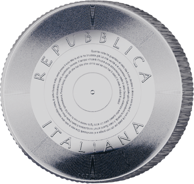 Renato Zero 2 5 euro argento Serie Canzoni Italiane – Il Cielo di Renato Zero