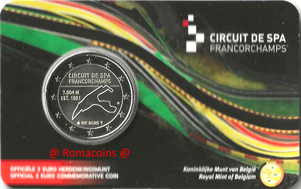Coincard Belgio 2025 Circuito Spa Lingua Olandese