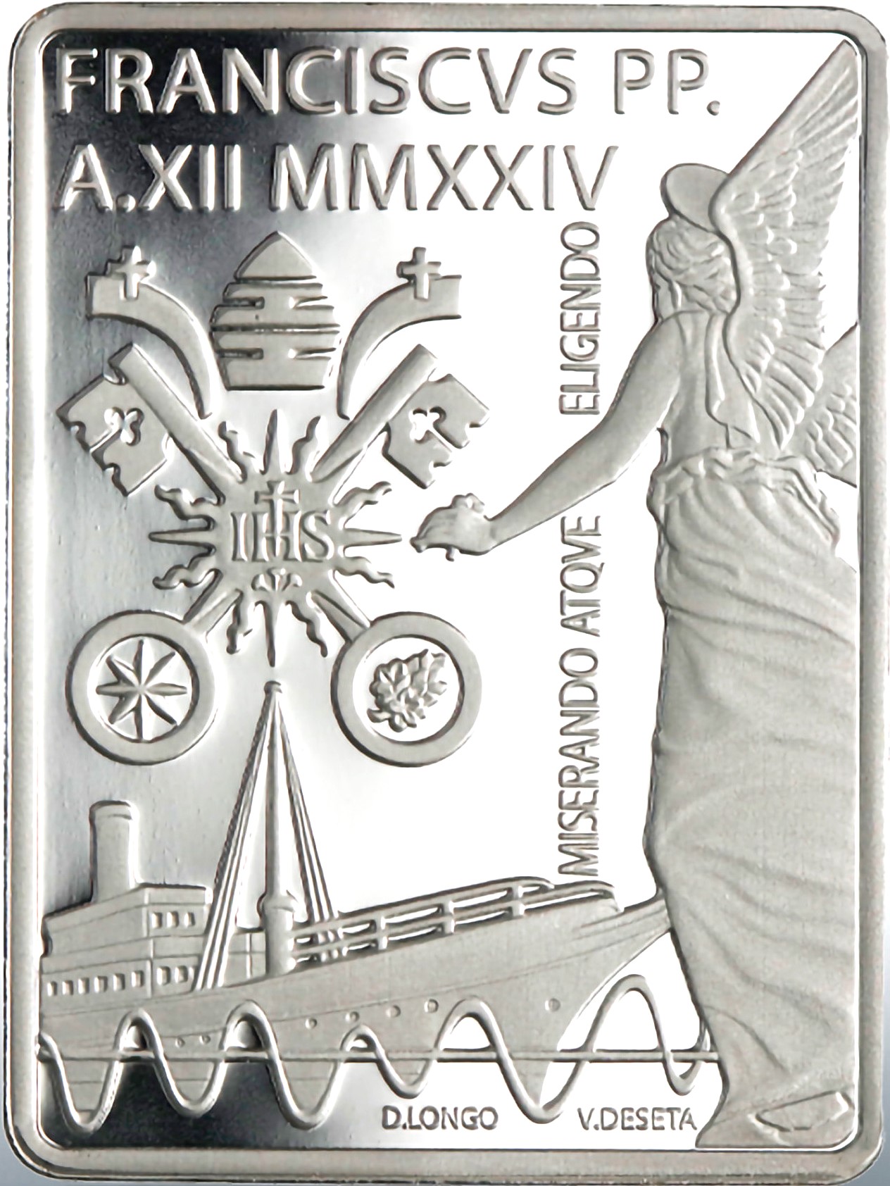 25 Euro Vaticano 2024 Guglielmo Marconi Argento