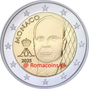 2 Euro Monaco 2025 Fdc Unc Non Circolata