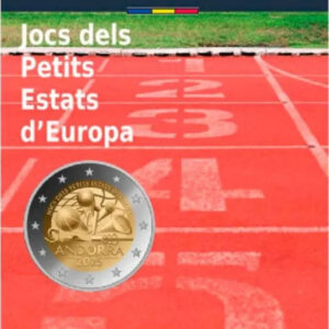 Coincard Andorra 2025 2 Euro Commemorativi Giochi