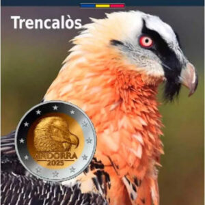 Coincard Andorra 2025 2 Euro Commemorativi Gipeto