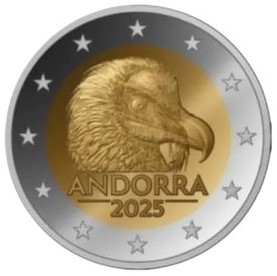 Coincard Andorra 2025 2 Euro Commemorativi
