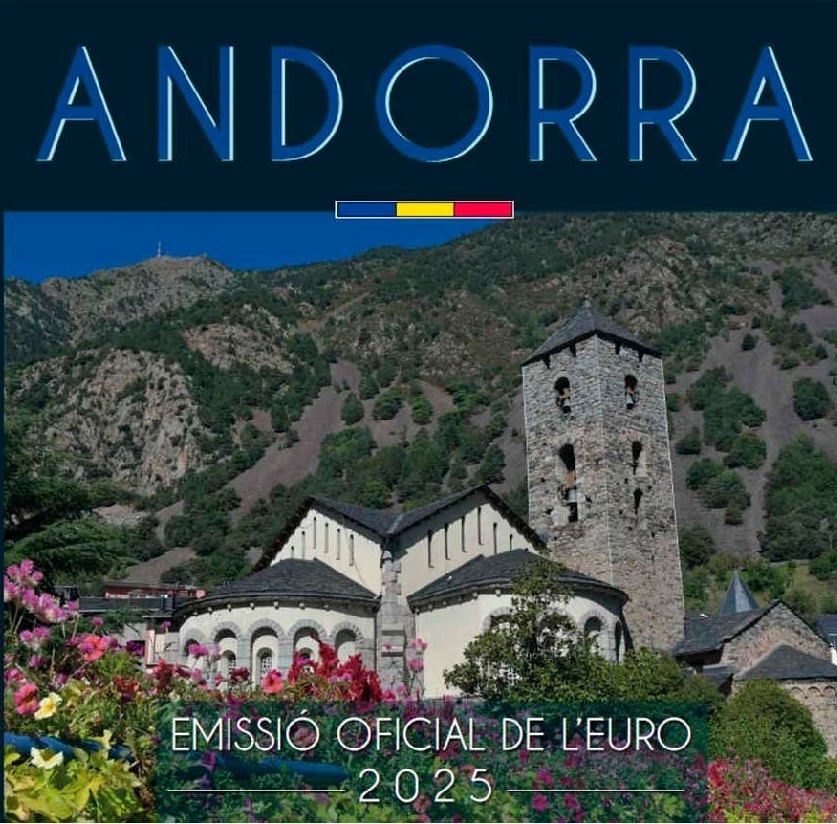 Divisionale Andorra 2025 Fior di Conio Fdc