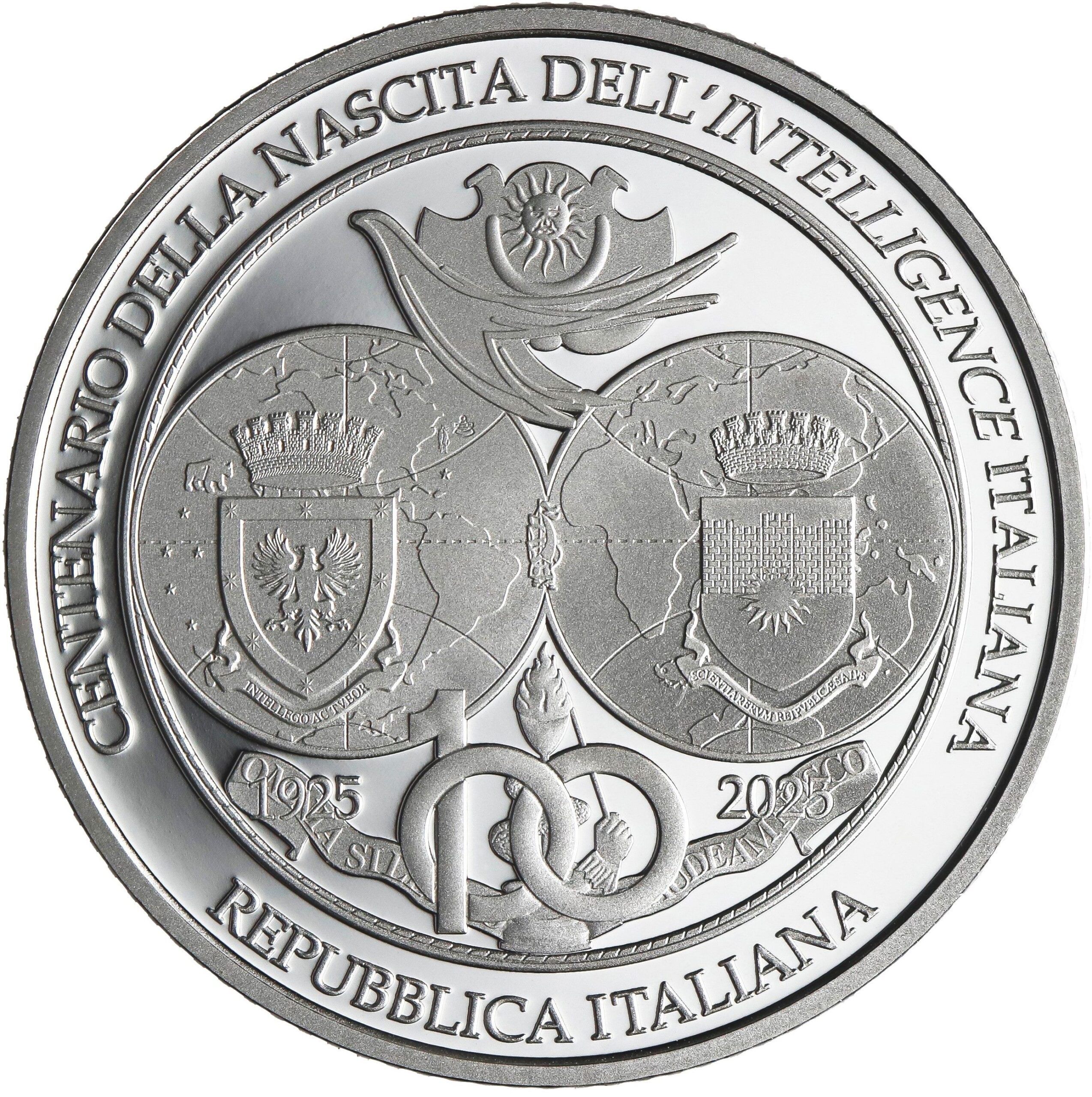 5 Euro Intelligence 2025 Italia Argento Proof