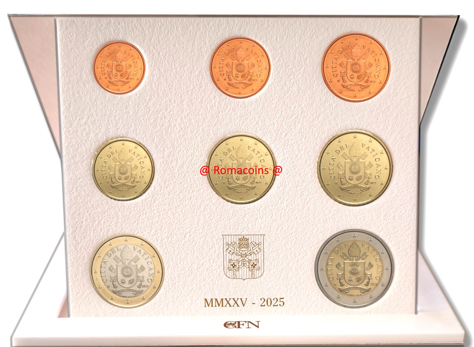 Vatikan Kms 2025 Kursmünzensatz Papst Franziskus-Wappen