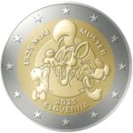 2 Euro Commemorativi Slovenia 2025 Miki Muster