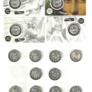 Complete Set 2 Euro Commemorative Coins 2025 42 Coins
