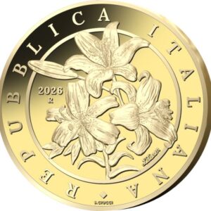 0,75 Euro Giglio 2026 Italia Flora e Fauna Oro 999,9
