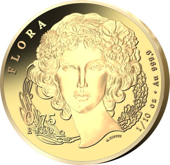 0,75 Euro Giglio 2026 Italia Flora e Fauna Oro 999,9 Au