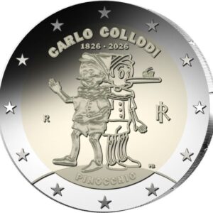 2 Euro Carlo Collodi Fdc