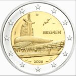 2 Euro Commemorativi 2026 Germania Bremen