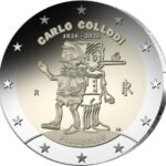 2 Euro Commemorativi Pinocchio 2026 Italia Collodi