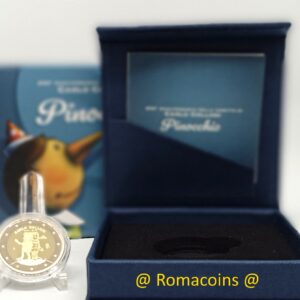 2 Euro Commemorativi Pinocchio 2026 Italia Proof Fs