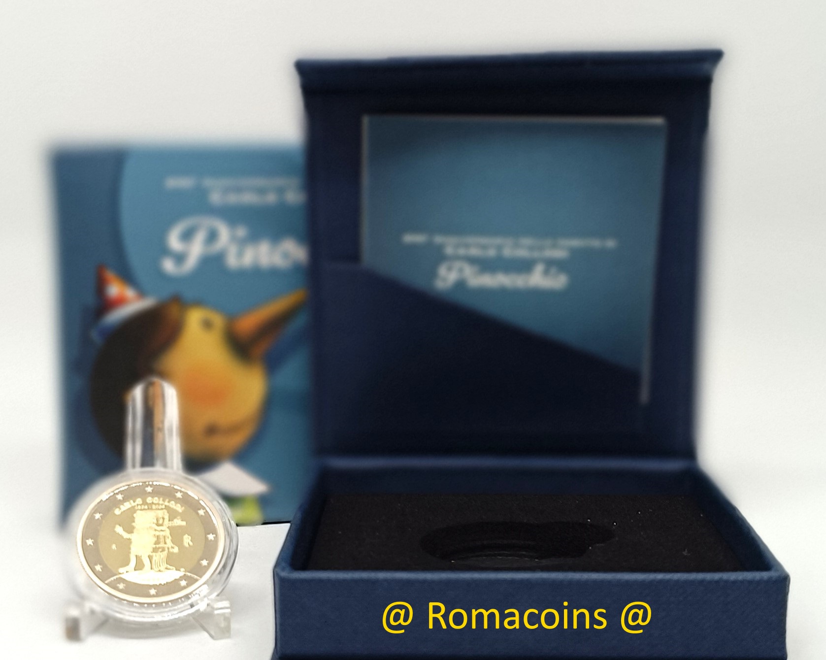 2 Euro Commemorativi Pinocchio 2026 Italia Proof Fs
