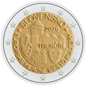 2 Euros Commémorative Slovaquie 2026 Trencin Unc