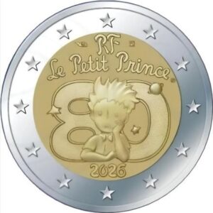 2 Euro The Little Prince France 2026 in Random Coincard