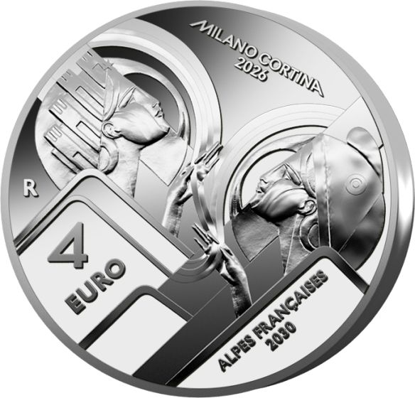 4 Euro Handover 2026 Italia Argento Reverse Proof 1 OZ