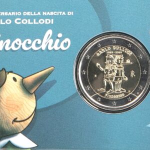 Coincard Italia 2026 Pinocchio 2 Euro Commemorativi